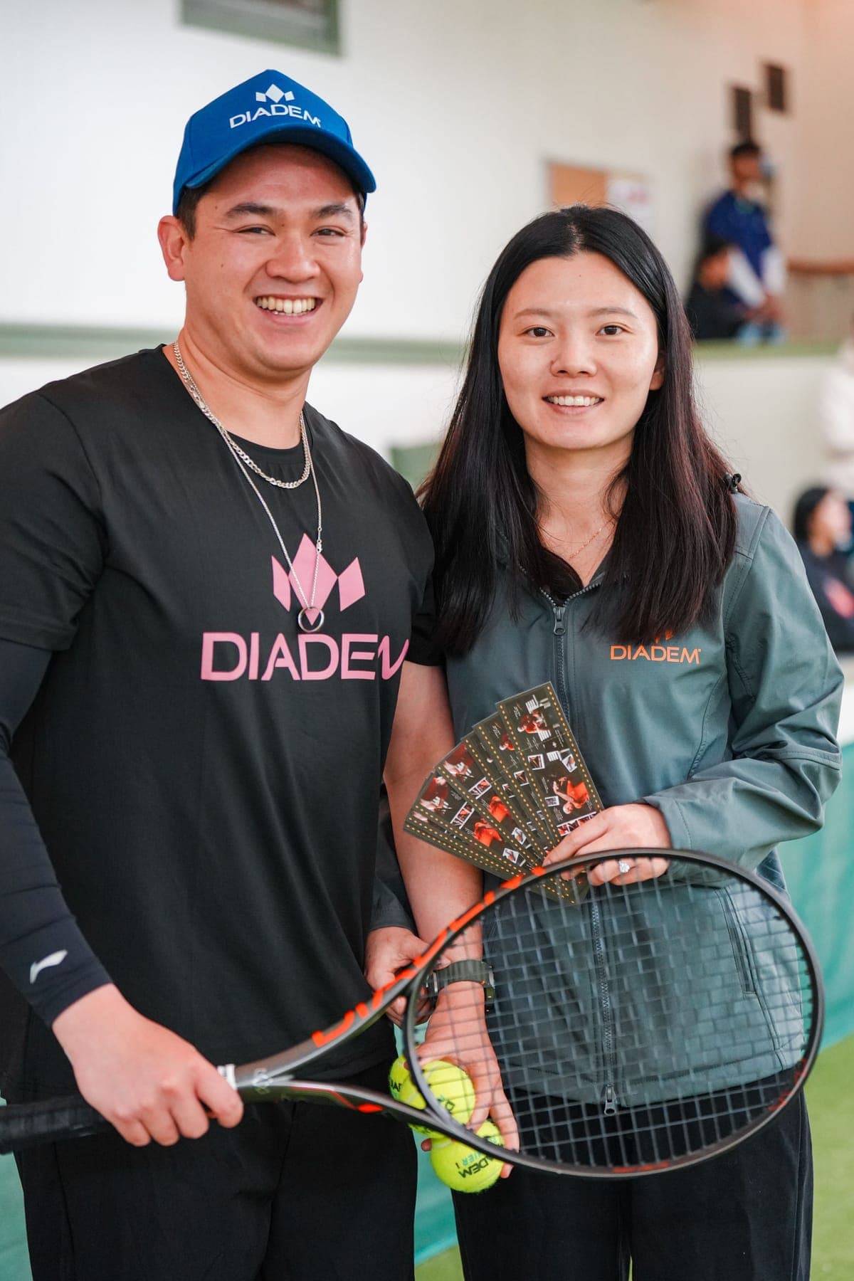 Omar and Cindy Khir in Diadem gear